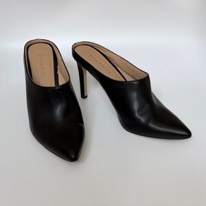 Dynamite Elegant Black Mules